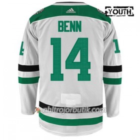Barn Ishockey Dallas Stars Tröja JAMIE BENN 14 Adidas Vit Authentic